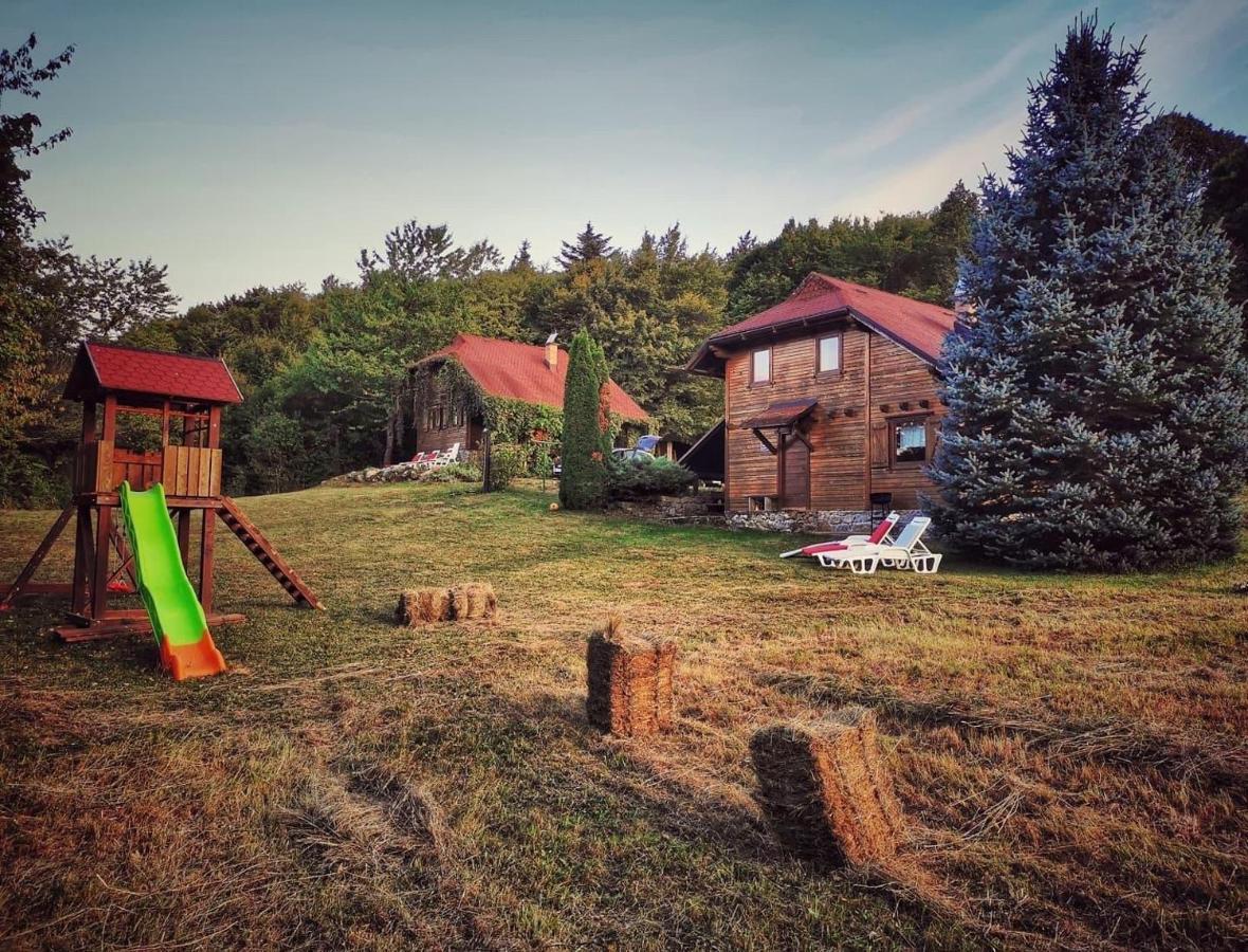 Woodenhouse With Two Apartments Otočac Exteriör bild